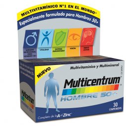 Multicentrum Hombre 50+  30 Comprimidos
