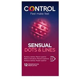 Control Sensual Dots & lines 12 ud