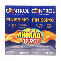 Control Finissimo 12+12 Pack Mega Ahorro