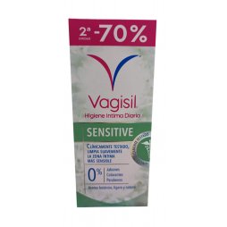 Vagisil Higiene Intima Sensitive 2ª ud 70% dto