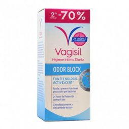 Vagisil Higiene Intima Odor Block 2ª ud 70% dto