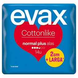 Evax Cottonlike Alas Normal Plus 14ud